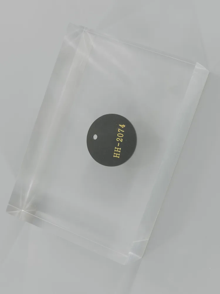 Gray acrylic — Top view