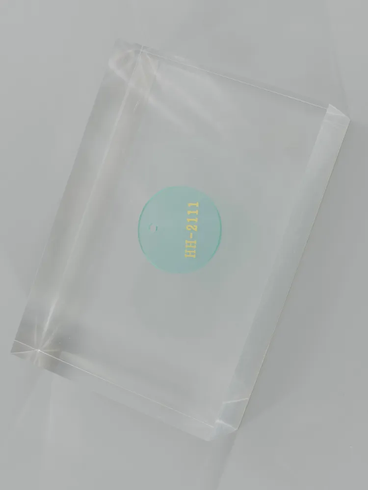 Glass Green acrylic — Top view
