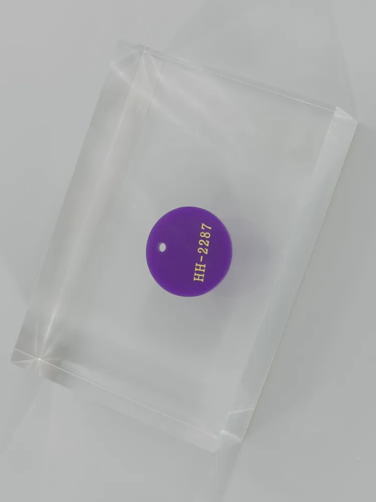 Violet acrylic — Top view