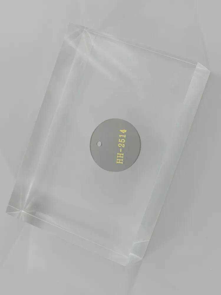 Gray acrylic — Top view