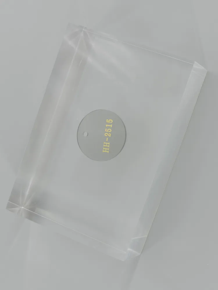 Gray acrylic — Top view