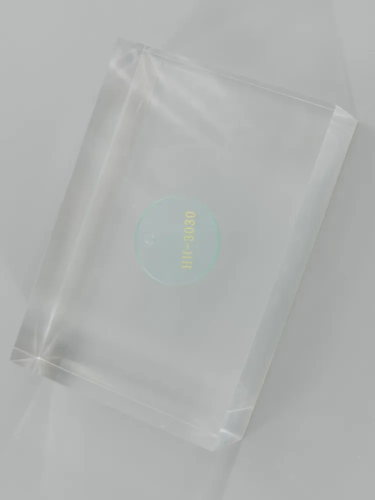 Glass Green acrylic — Top view