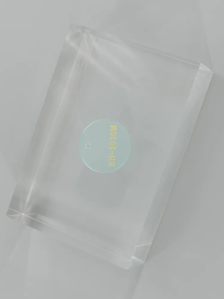 Glass Green Matte acrylic — Top view