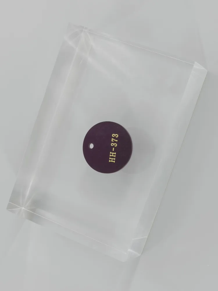 Violet acrylic — Top view