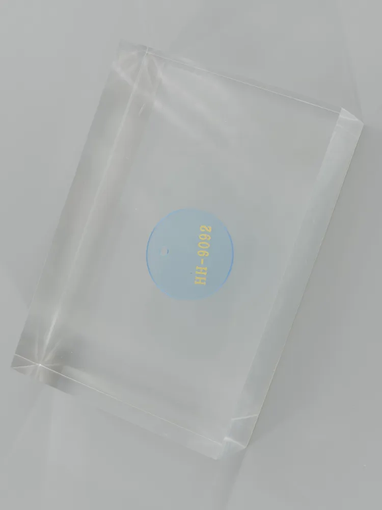 Fluorescent Blue acrylic — Top view