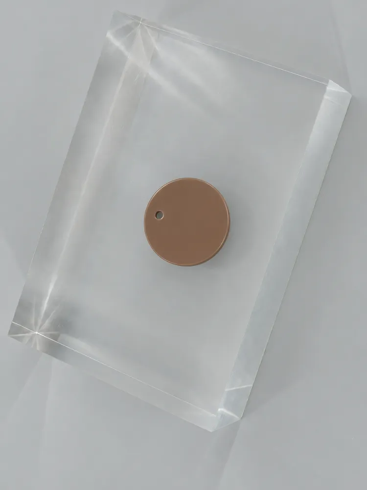 Mocha Pastel acrylic chip