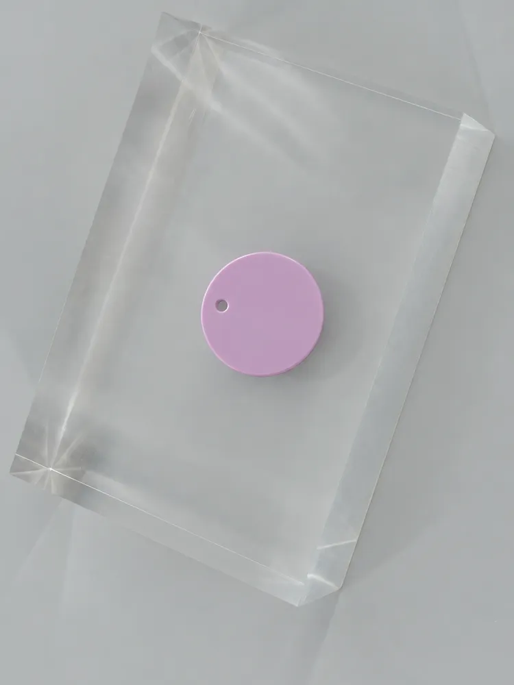 Lilac Pastel acrylic chip