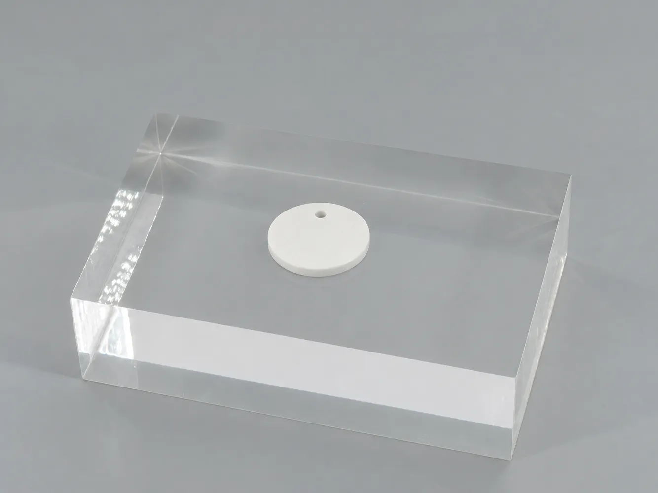 White HDPE sheet: opaque, bright white, with a smooth matte surface (illustrative image)