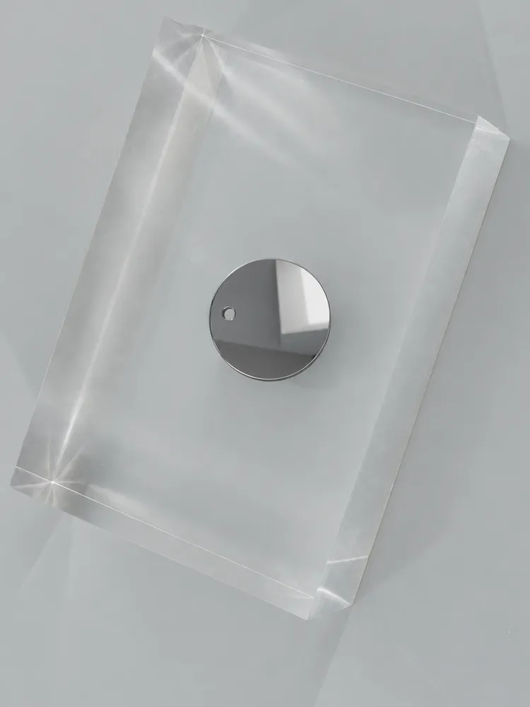 Gray Mirror acrylic — Top view (illustrative image)