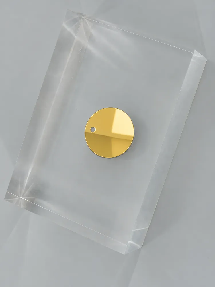 Gold Mirror acrylic — Top view (illustrative image)