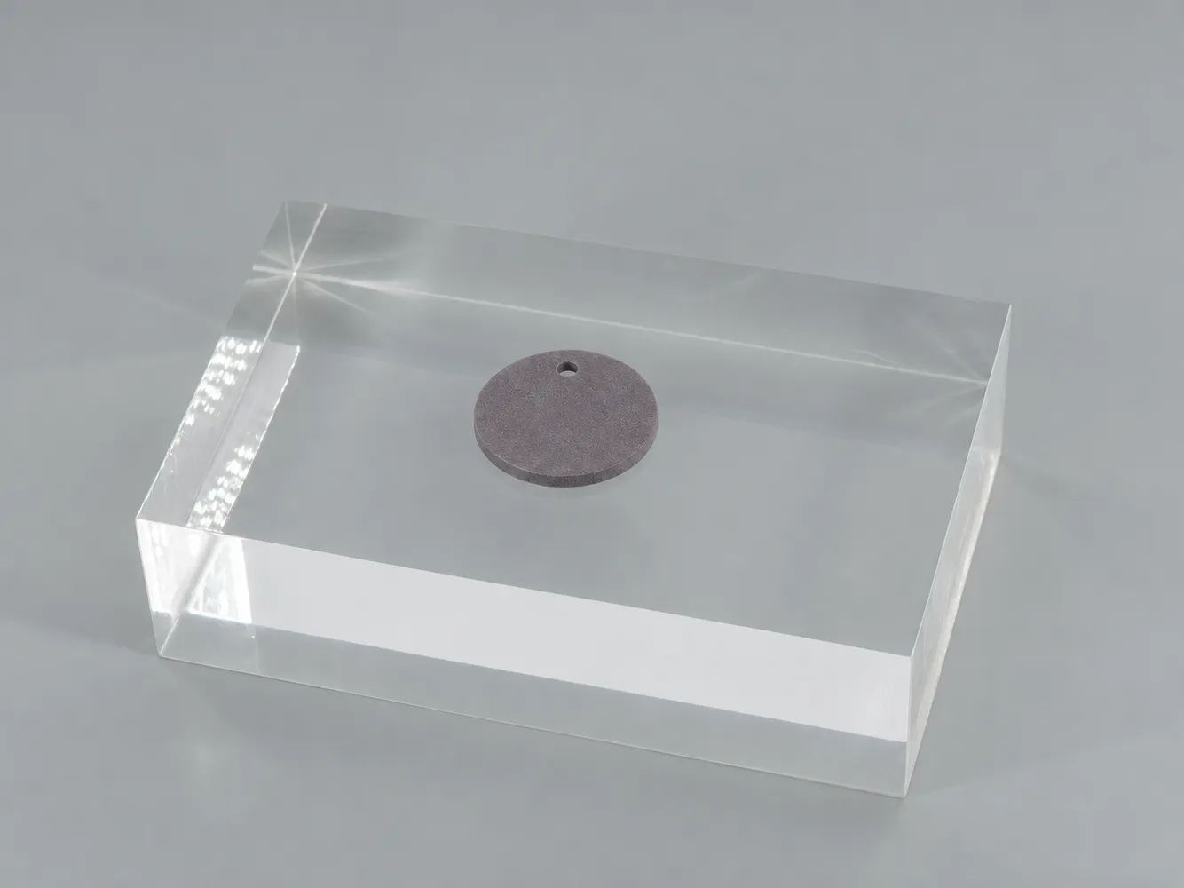 Dark gray expanded PVC foam sheet: matte dark gray surface, colored through to the edge (illustrative image)